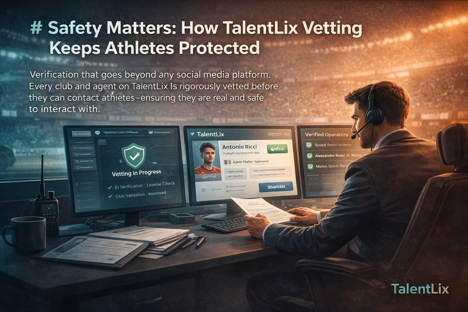 Safety First: How TalentLix Protects Athletes with Verified Operators, Parental Consent, and Real Control